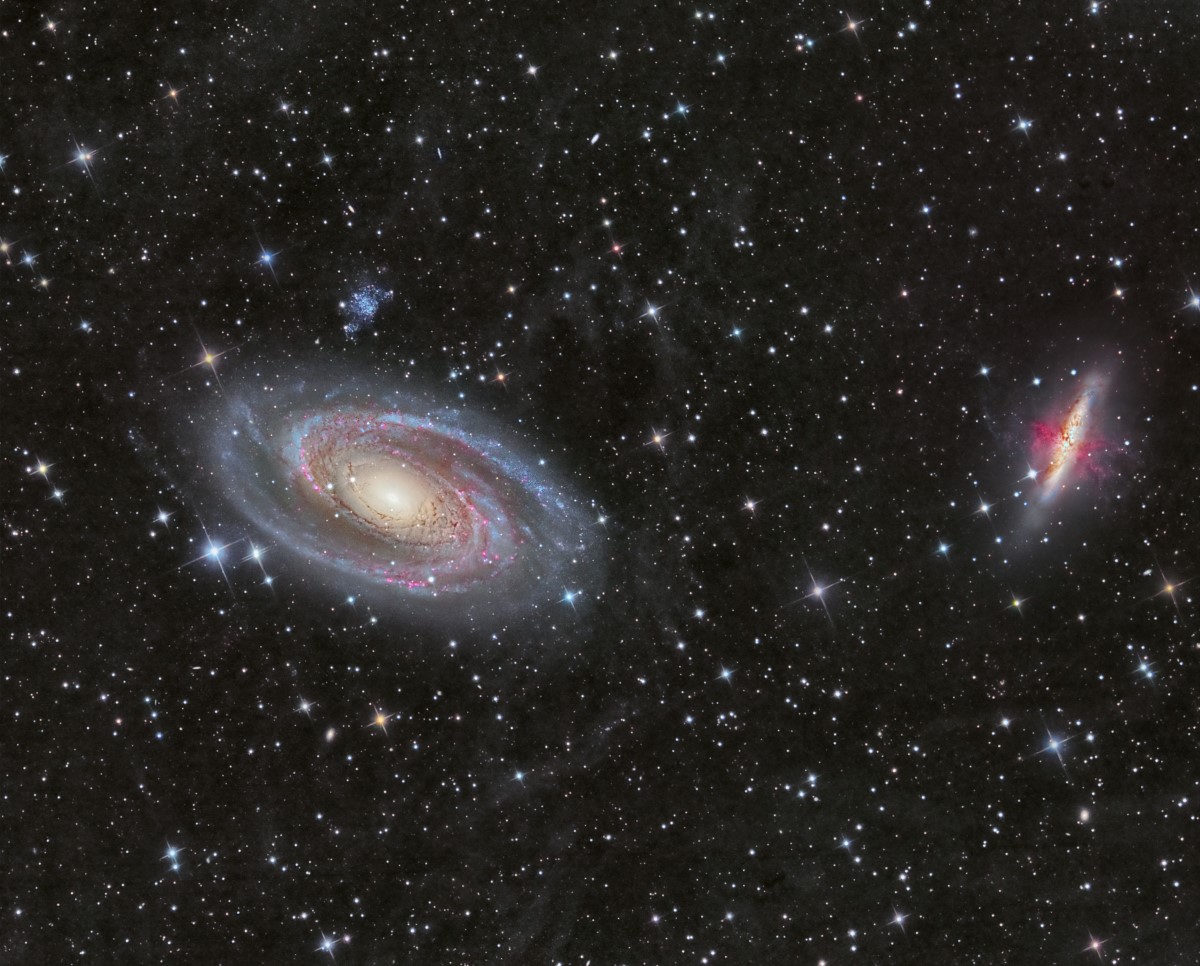 Galaxies M81 and M82